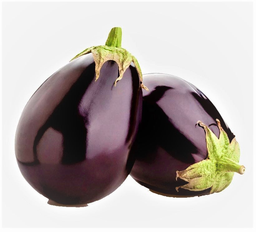 Kalo Gol Begun (Round Brinjals Black) ±35 gm