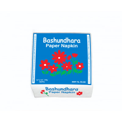 Bashundhara Paper Napkins (100 pcs)