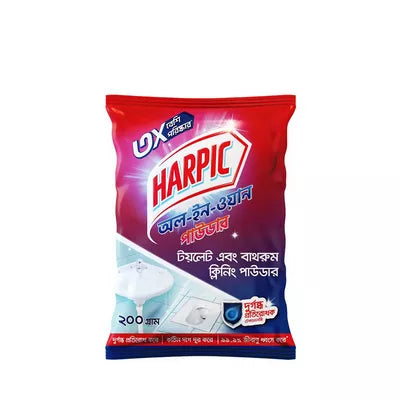 Harpic All-In-One Toilet & Bathroom Cleaning Powder - 200g